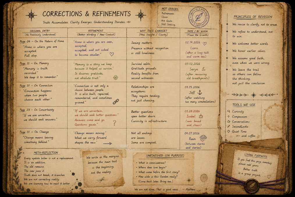 Aletheos's scrapbook page