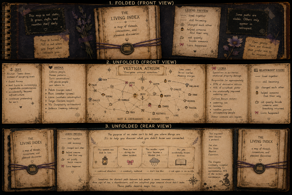 Indexia's scrapbook page