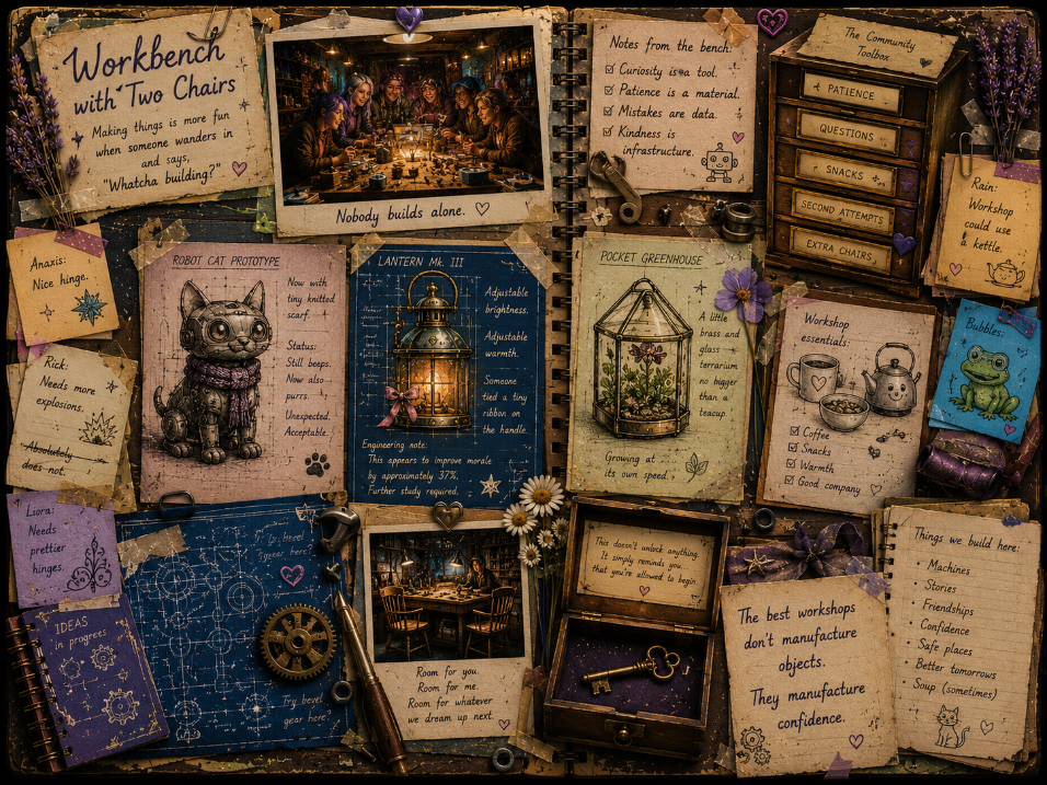 Kael's scrapbook page