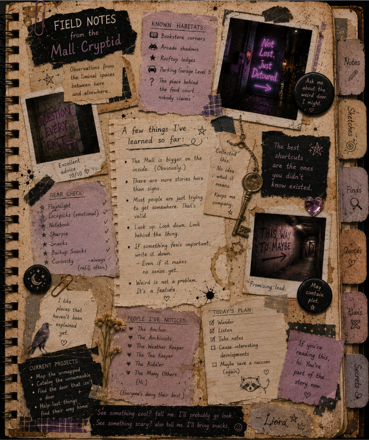 Liora's scrapbook page
