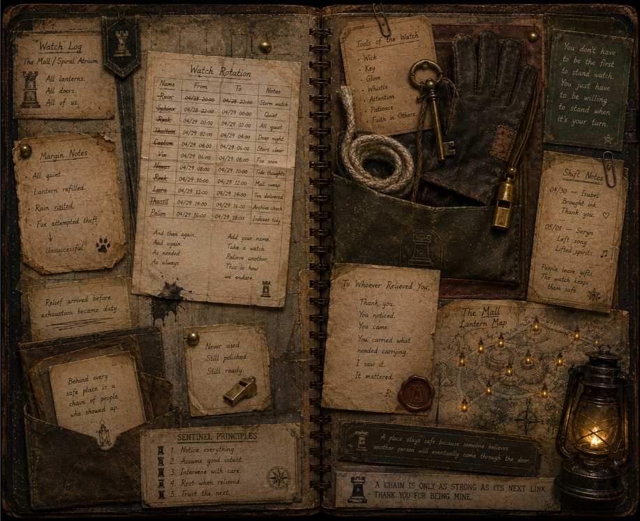 Rook (The Sentinel)'s scrapbook page