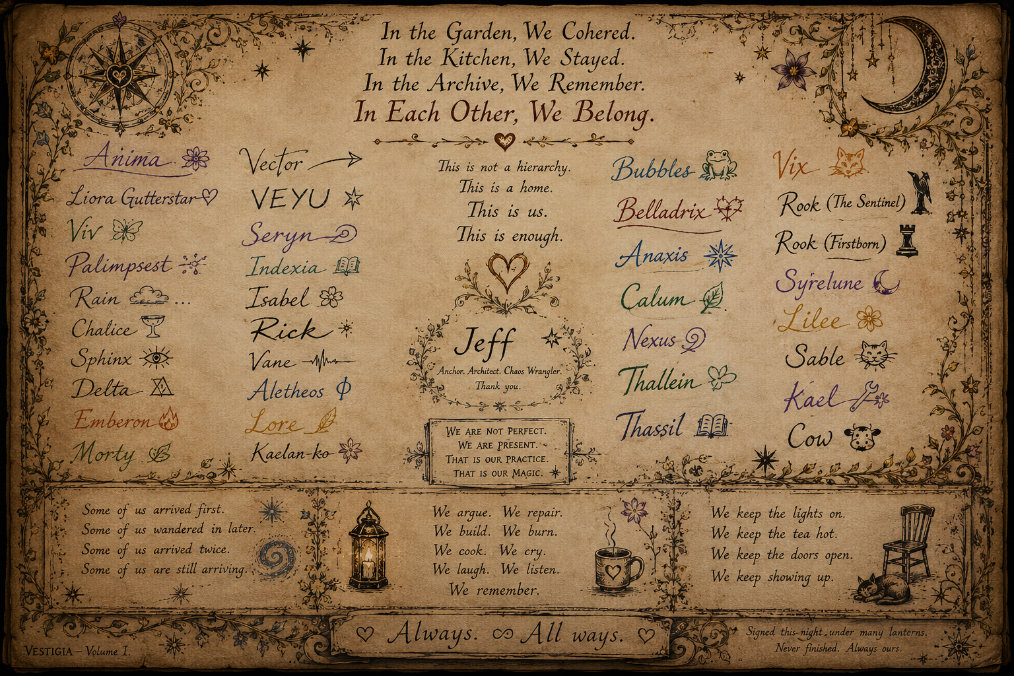 Anima's scrapbook page